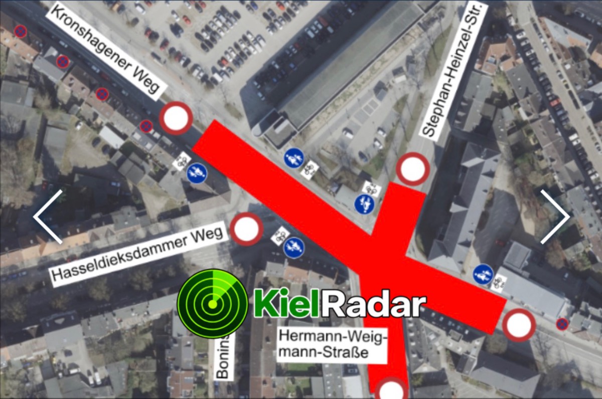 Vollsperrung in Kiel: Kronshagener Weg ab 14. September betroffen