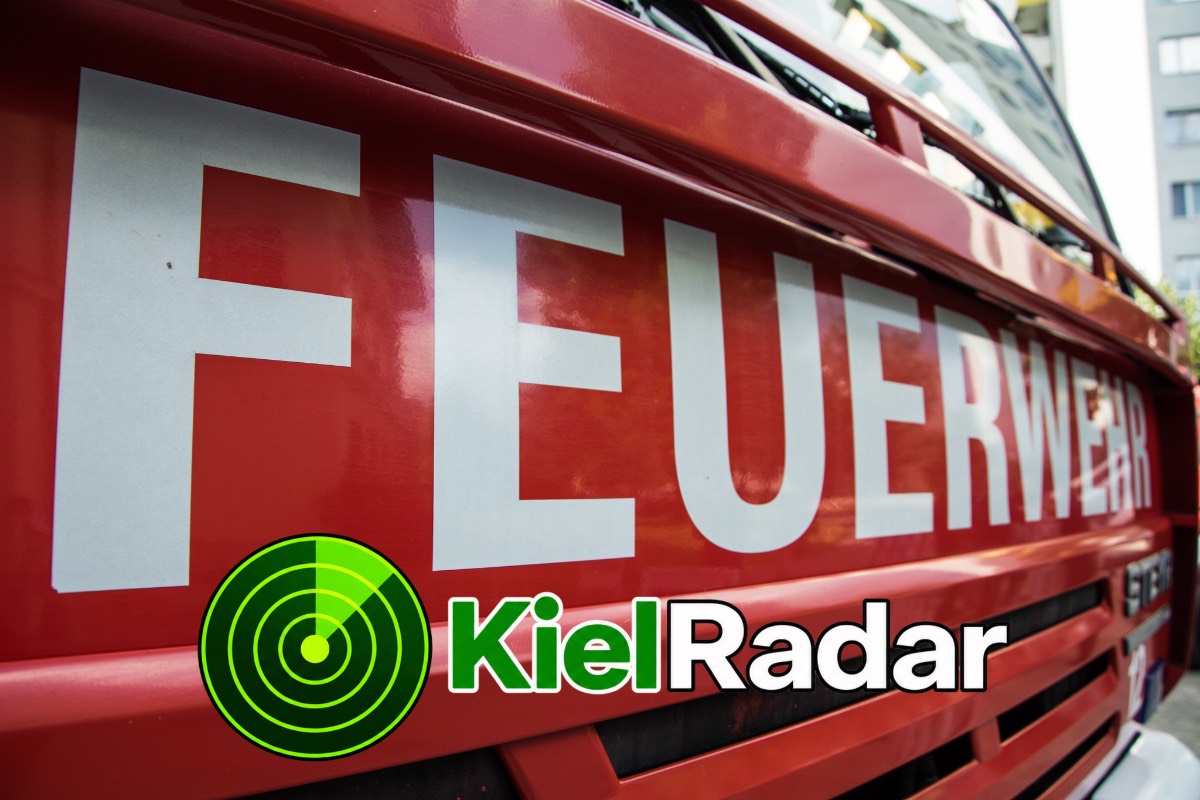 Feuer in Kiel-Gaarden: Bewohner per Drehleiter gerettet