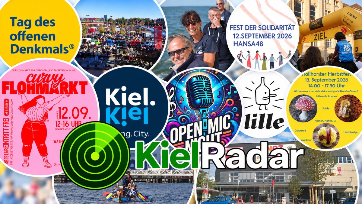 Kiel am Wochenende: 12 Events vom 11. bis 13. September 2026